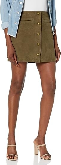 Trina Turk Women's Suede Mini Skirt