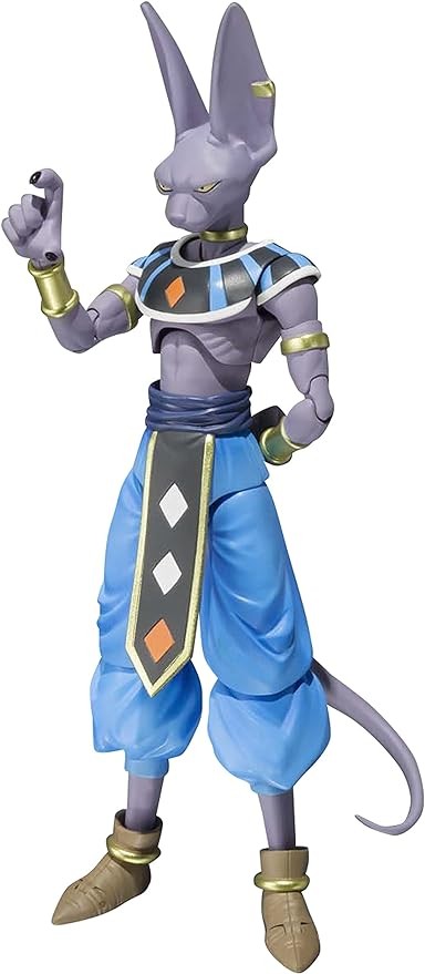 TAMASHII NATIONS Bandai Beerus Dragon Ball Super Action Figure, 180 months to 720