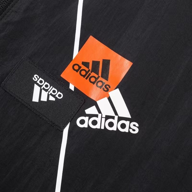 adidas official outlets Adidas clover men's sports hooded coat windbreaker GN3475
